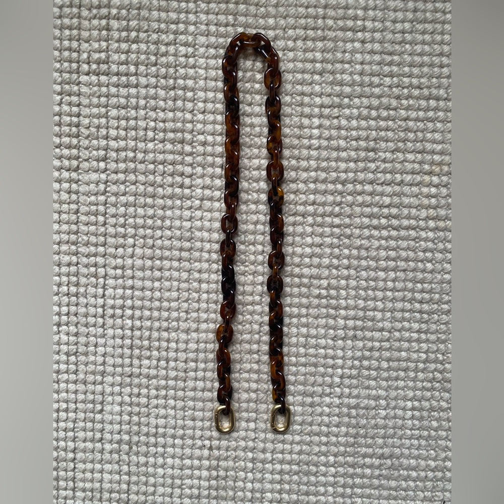 Clare V. Tortoise Resin Shoulder Strap